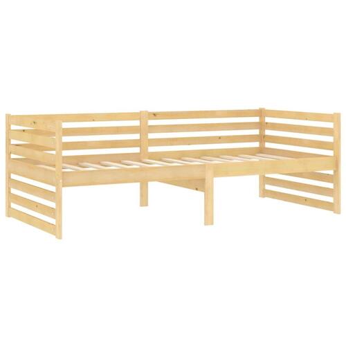 Daybed med madras 90x200 cm massivt fyrretræ