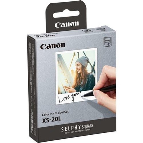 Fotopapir Canon XS-20L til Selphy Square - 20 ark, hvid