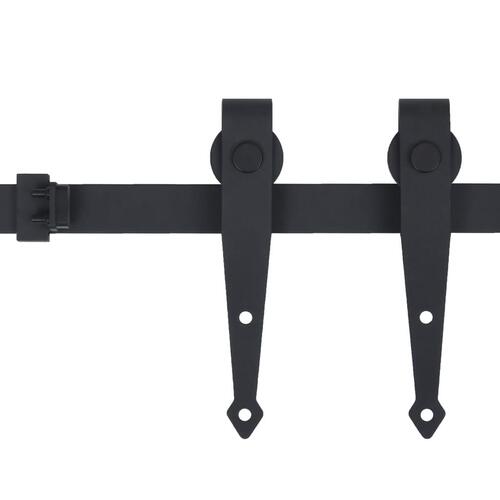 Mini-skydelågesæt til skabe kulstofstål 152 cm