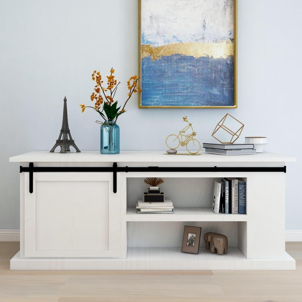 Mini-skydelågesæt til skabe kulstofstål 200 cm billede