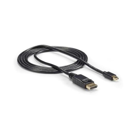 MiniDisplayPort til Displayport kabel Startech MDP2DPMM6 (1,8 m) Sort