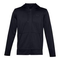 Sportsjakke til Mænd Under Armour Fleece ad Sort M
