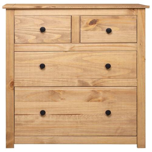 Skænk Panama-serien 80x40x83 cm massivt fyrretræ