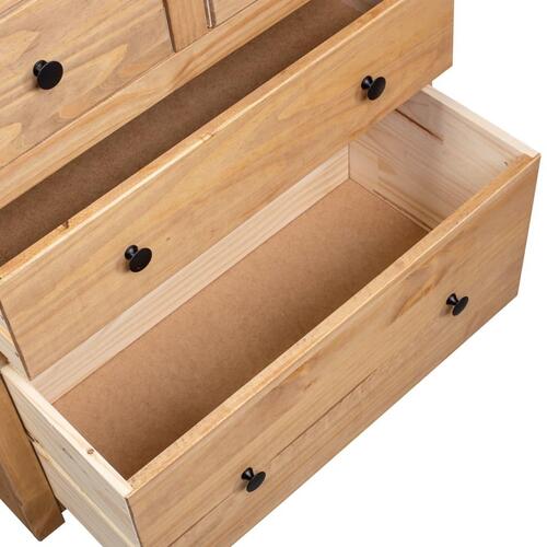 Skænk Panama-serien 80x40x83 cm massivt fyrretræ