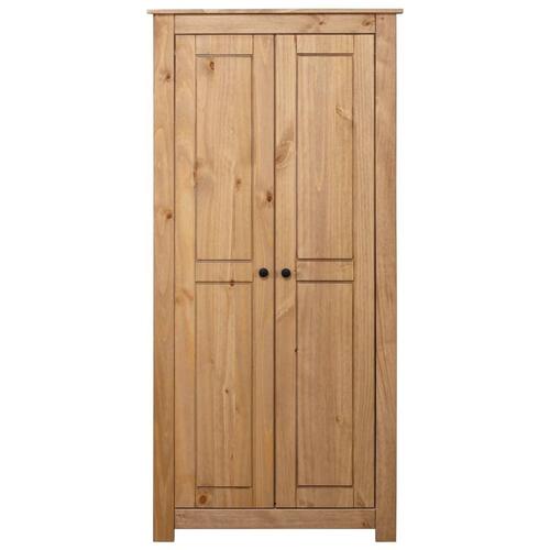 Klædeskab Panama-serien 80x50x171,5 cm massivt fyrretræ