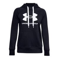 Hættetrøje til Kvinde Under Armour Rival Fleece Sort XL