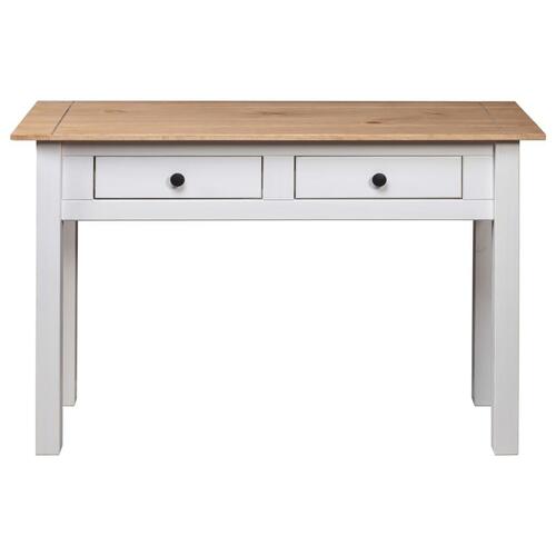 Konsolbord Panama-serien 110x40x72 cm massivt fyrretræ hvid