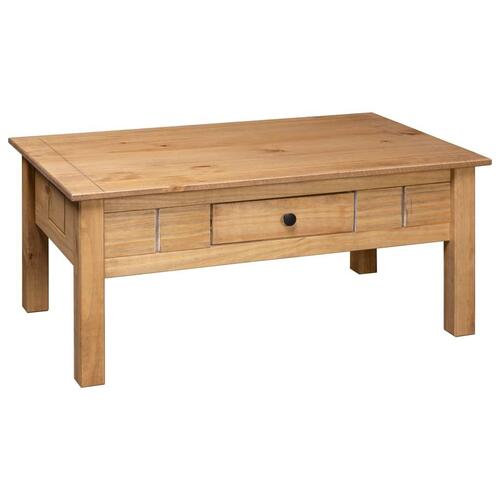 Sofabord 100x60x45 cm massivt fyrretræ Panama