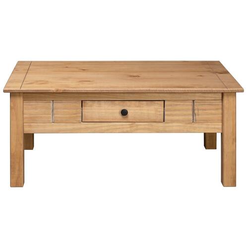 Sofabord 100x60x45 cm massivt fyrretræ Panama