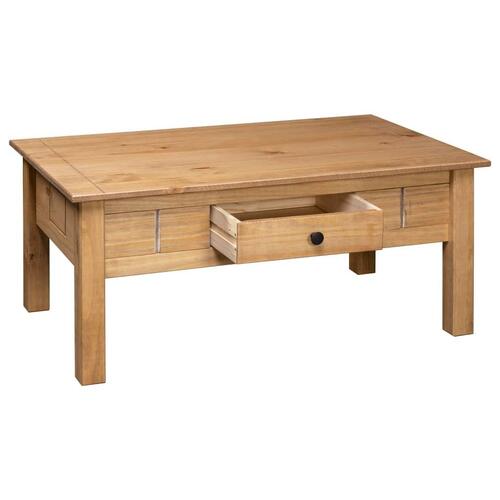 Sofabord 100x60x45 cm massivt fyrretræ Panama