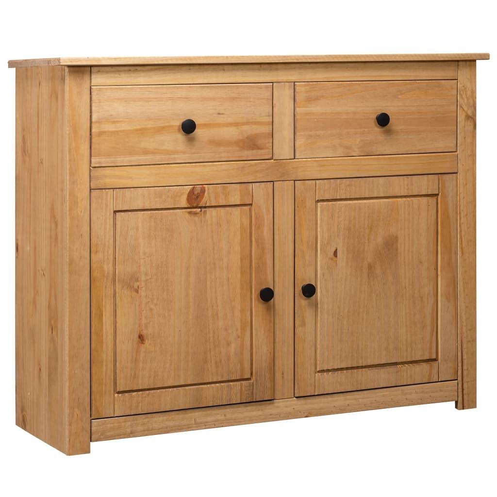 Skænk Panama-serien 93x40x80 cm massivt fyrretræ