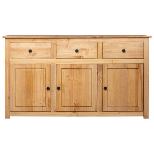 Skænk Panama-serien 135x40x80 cm massivt fyrretræ