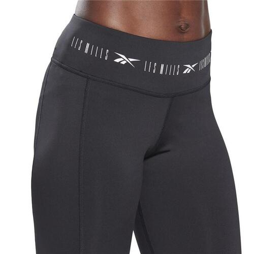 Sport leggings til kvinder Reebok Les Mills Cykling Sort M