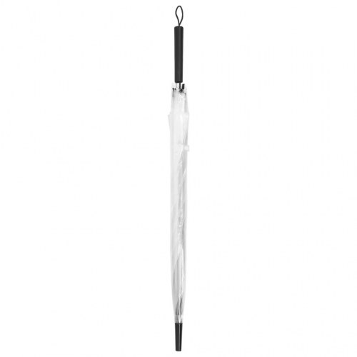 Transparent paraply 100 cm - let POE med metalribber