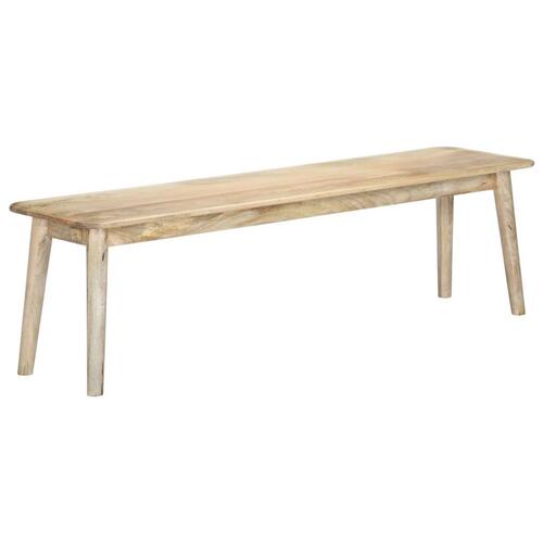 Bænk 160 cm massivt mangotræ