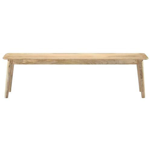 Bænk 160 cm massivt mangotræ
