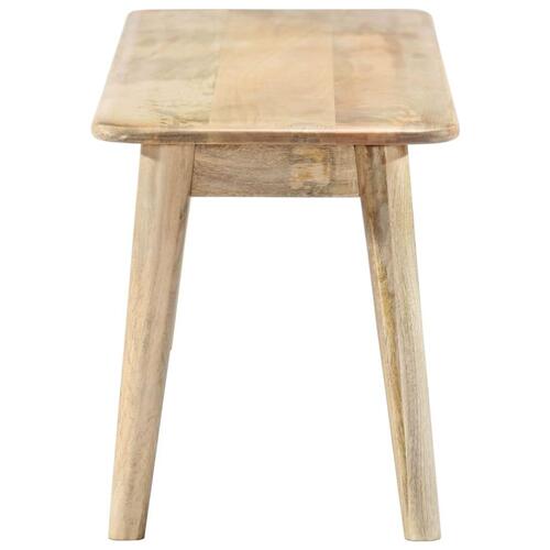 Bænk 160 cm massivt mangotræ