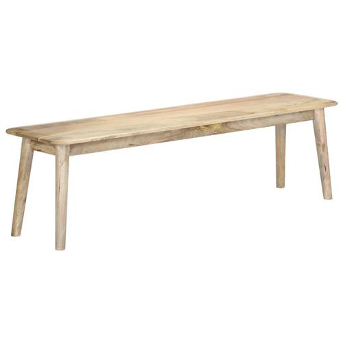 Bænk 160 cm massivt mangotræ