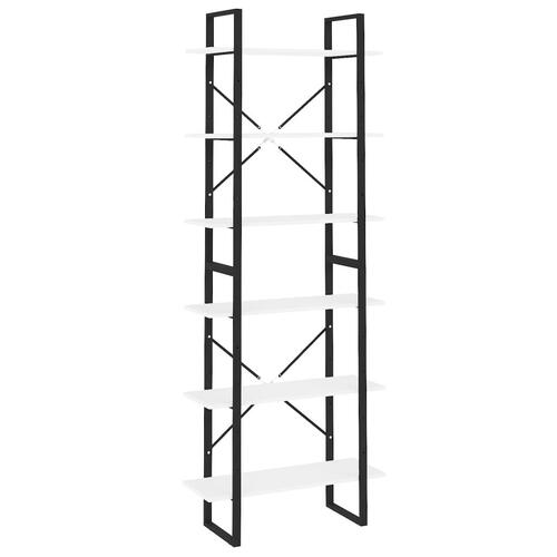Højskab 80x30x210 cm konstrueret træ hvid