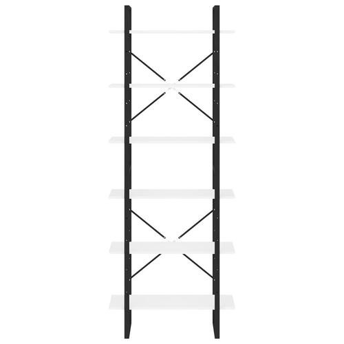 Højskab 80x30x210 cm konstrueret træ hvid
