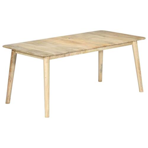 Spisebord 180 x 90 x 76 cm massivt mangotræ