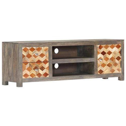 Tv-skab 120x30x40 cm massivt genbrugstræ