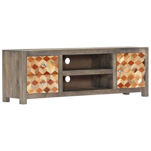 Tv-skab 120x30x40 cm massivt genbrugstræ
