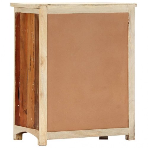 Sideskab 60x30x75 cm massivt genbrugstræ