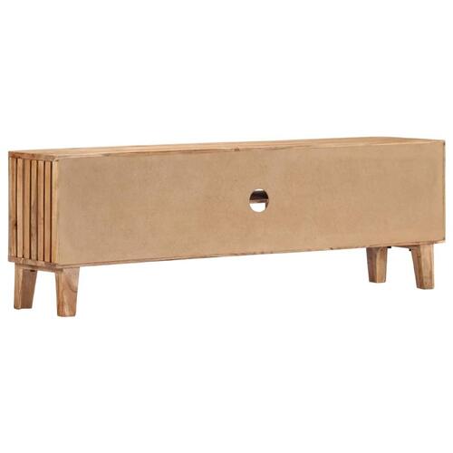 Tv-skab 130 x 30 x 45 cm massivt akacietræ