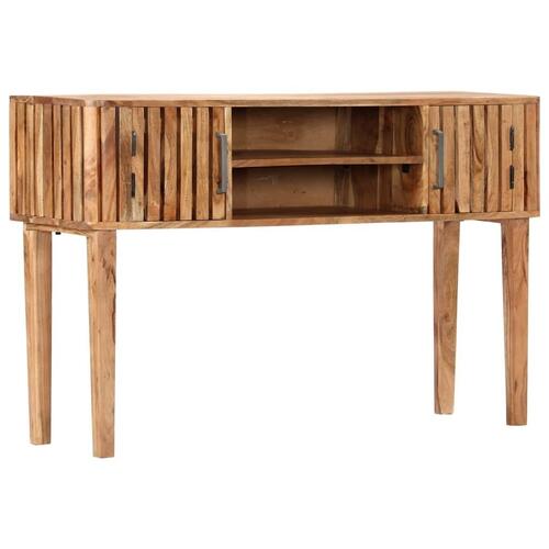 Konsolbord 120 x 35 x 76 cm massivt akacietræ