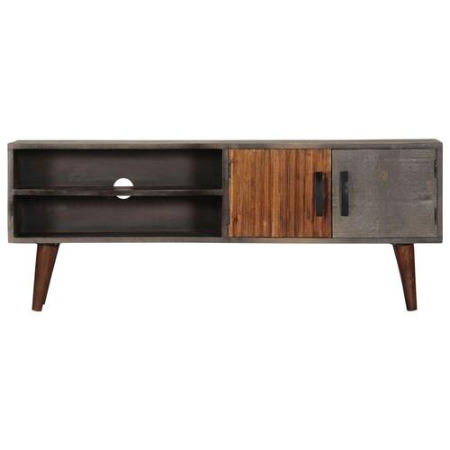 Tv-skab 130x30x46 cm massivt ru mangotræ