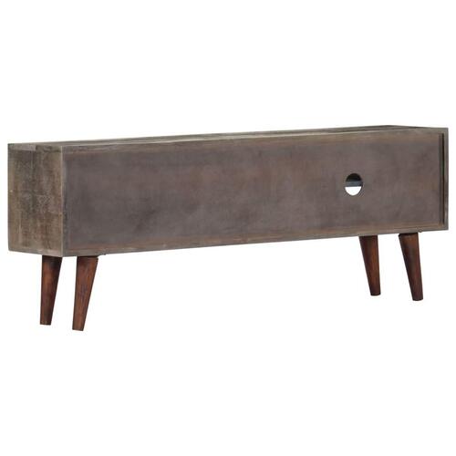 Tv-skab 130x30x46 cm massivt ru mangotræ