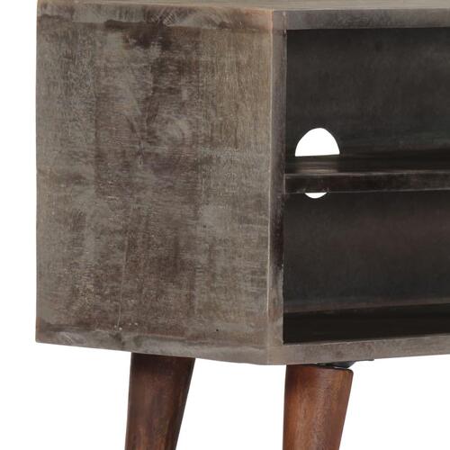 Tv-skab 130x30x46 cm massivt ru mangotræ
