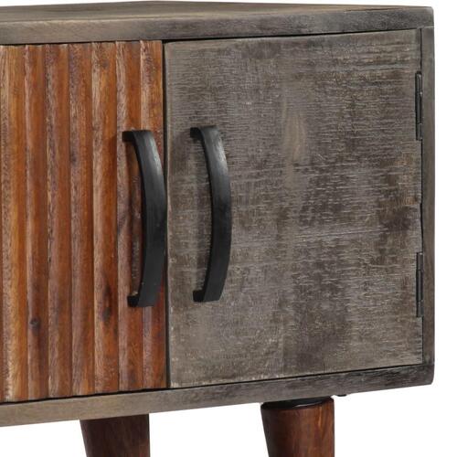 Tv-skab 130x30x46 cm massivt ru mangotræ