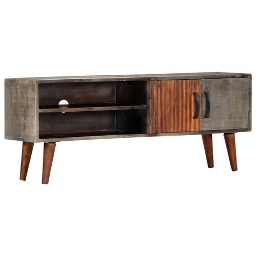 Tv-skab 130x30x46 cm massivt ru mangotræ