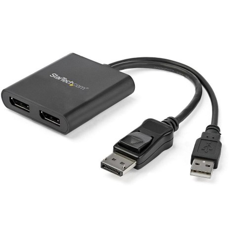 DisplayPort splitter StarTech MSTDP122DP - 2x DisplayPort, 4K, sort