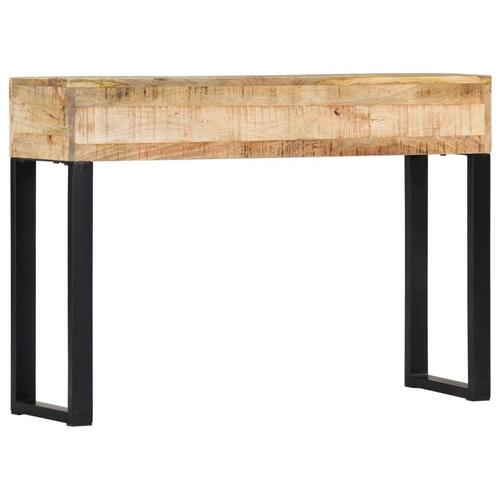 Konsolbord massivt mangotræ 110 x 30 x 76 cm
