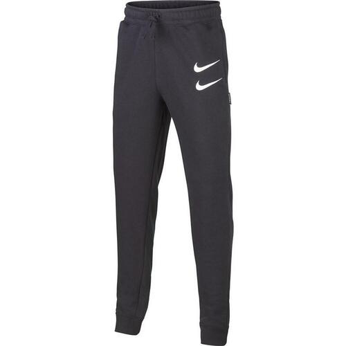 Træningsdragt til børn underdele Nike Swoosh Drenge Sort 7-8 år