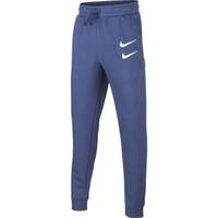Træningsdragt til børn underdele Nike Swoosh Mørkeblå 7-8 år