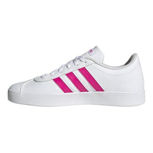 Sportssko til børn Adidas VL Court 2.0 Hvid 29