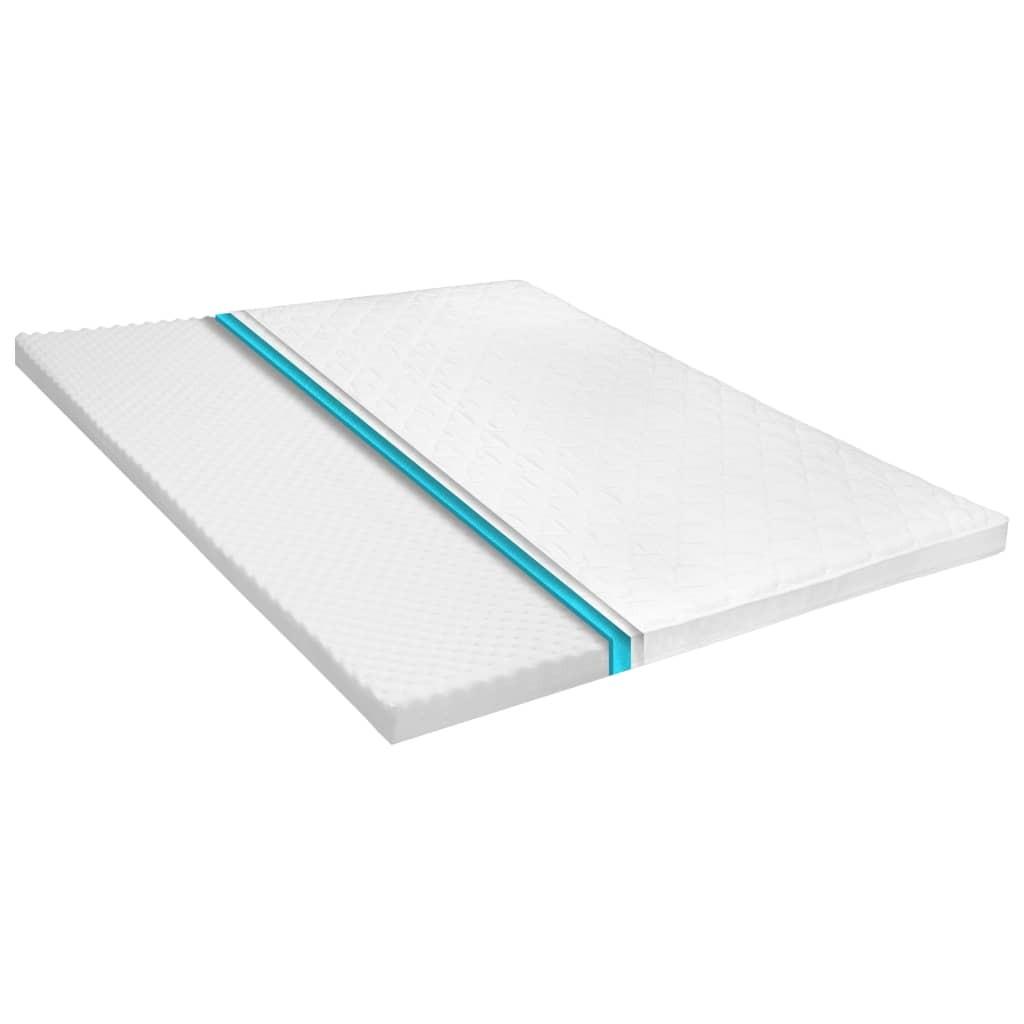 Topmadras 140 x 200 cm koldskum æggebakke 6 cm