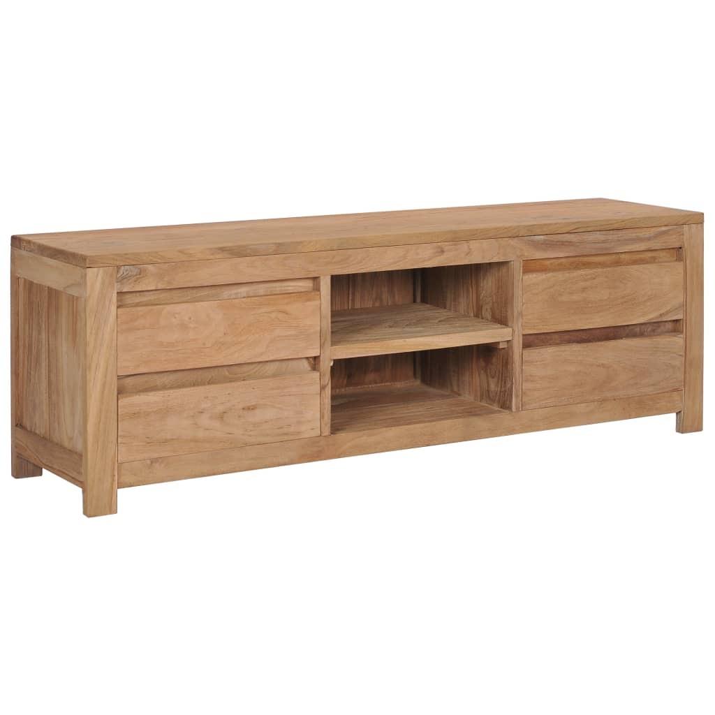 Tv-skab 115x30x40 cm massivt teaktræ