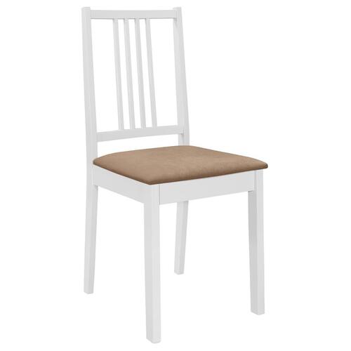 Spisebordssæt 3 dele MDF hvid