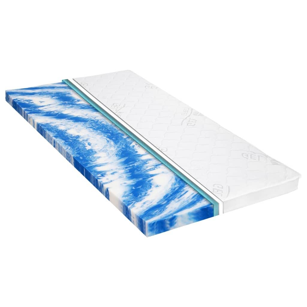 Topmadras 80 x 200 cm gelskum 7 cm