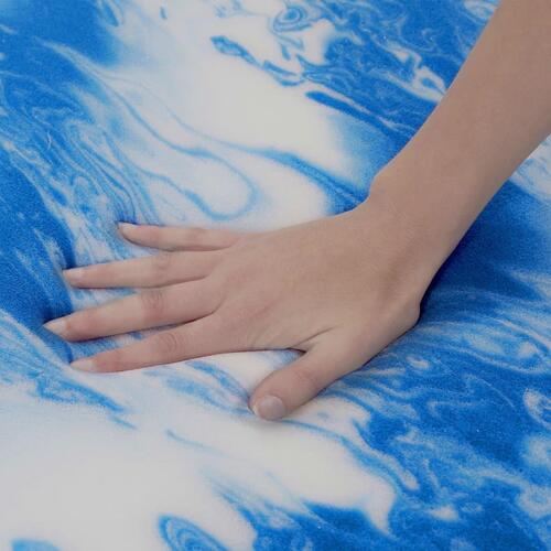 Topmadras 100 x 200 cm gelskum 7 cm