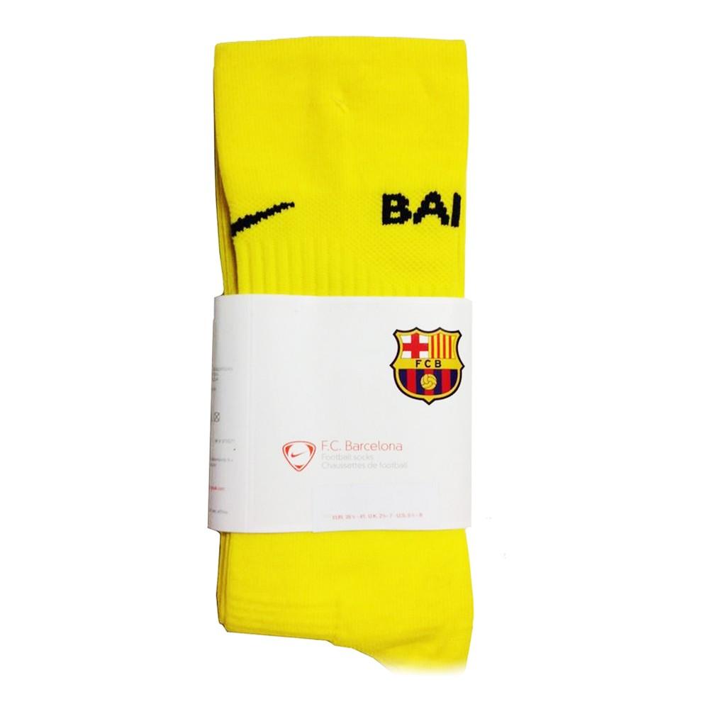 Sportsstrømper Nike FCB Home Away Gul S