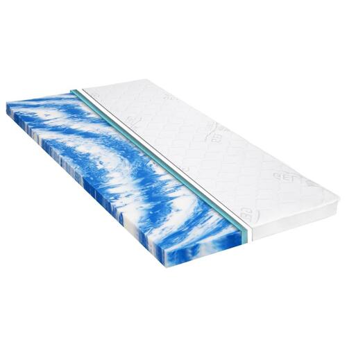 Topmadras 140 x 200 cm gelskum 7 cm