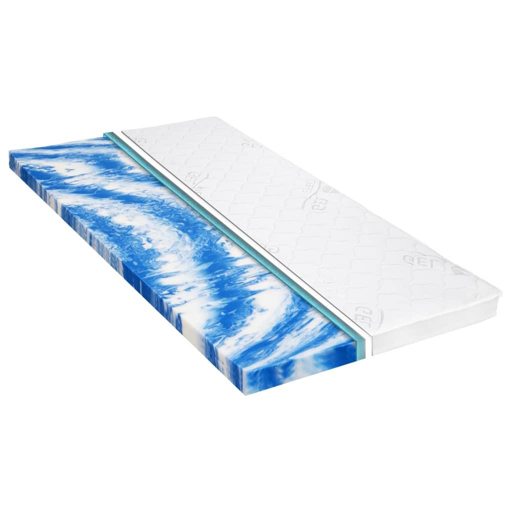 Topmadras 140 x 200 cm gelskum 7 cm