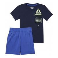 Sportstøj til Børn Reebok B ES SS SET CF4289 Marine 2XS