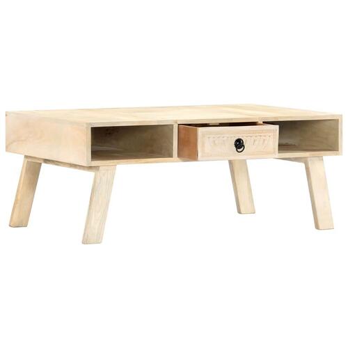 Sofabord 100 x 60 x 40 cm massivt mangotræ